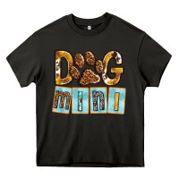 Asphalt Dog Mini with Paw Heavy Core Tee - texasbilliewilder