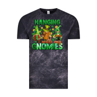 Cloud Black St. Patrick's Day gnomes Vintage Tee - CowGirlArtShop