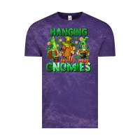 Cloud Purple St. Patrick's Day gnomes Vintage Tee - CowGirlArtShop