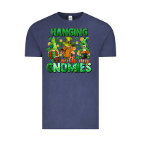 Vintage Denim St. Patrick's Day gnomes Vintage Tee - CowGirlArtShop