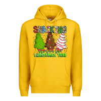 Lemon Snacking Around The Christmas Tree Premium Hoodie - CowhideDigitalArt