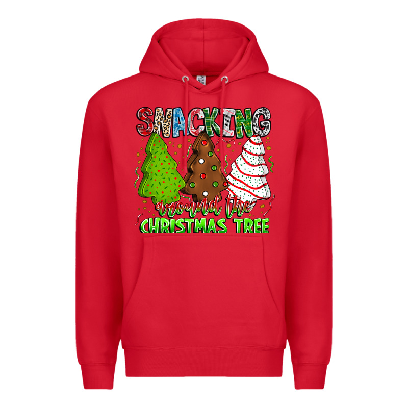 Snacking Around The Christmas Tree Premium Hoodie by CowhideDigitalArt | Teevron