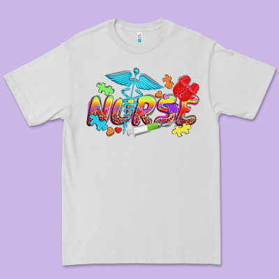 Autism Nurse Premium Tee Designed By Nancycooperartshop