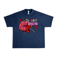 Navy lips like sugar olivia Urban Heavy Tee - OliviaCreatesArt
