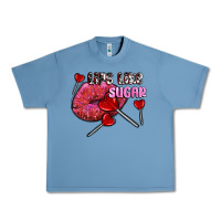 Pebble Blue lips like sugar olivia Urban Heavy Tee - OliviaCreatesArt