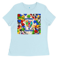 Baby Blue different is beautiful Ladies Tee - TumblerDesignByShophia