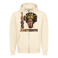 Sandshell 1865 juneteenth black women Zipper Hoodie - BarkalooDesign
