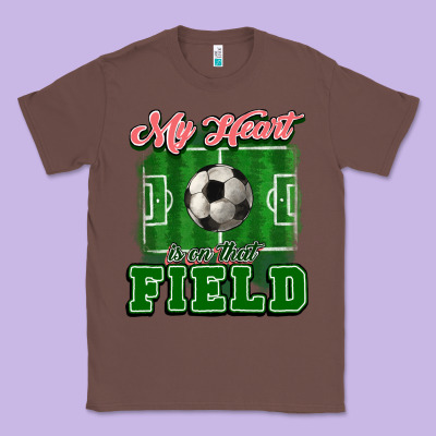 My Heart Is On That Court Soccer Classic Tee Designed By Howdyjamesfarm