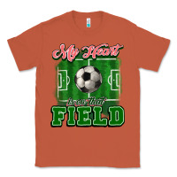 Copper My heart is on that court Soccer Classic Tee - HowdyJamesFarm