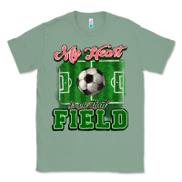 Sage My heart is on that court Soccer Classic Tee - HowdyJamesFarm