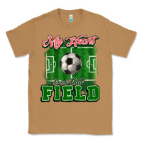 Toasted Coconut My heart is on that court Soccer Classic Tee - HowdyJamesFarm
