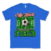 True Royal My heart is on that court Soccer Classic Tee - HowdyJamesFarm