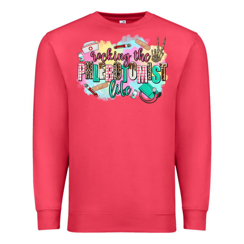 Rocking The Phlebotomist Life Premium Sweatshirt by AdoDesignShop | Teevron