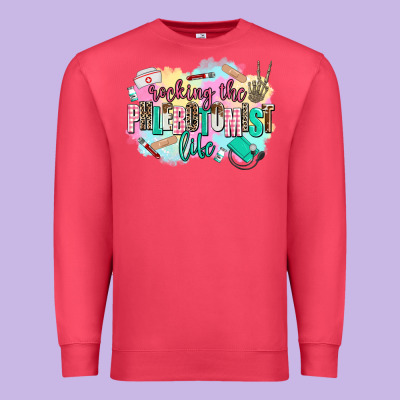 Rocking The Phlebotomist Life Premium Sweatshirt Designed By Adodesignshop