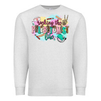 Oatmeal Heather rocking the phlebotomist life Premium Sweatshirt - AdoDesignShop