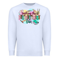 White rocking the phlebotomist life Premium Sweatshirt - AdoDesignShop