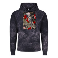 Cloud Black Two skeletons hugging Valentine's Day Vintage Hoodie - FaDigitalArtStudio