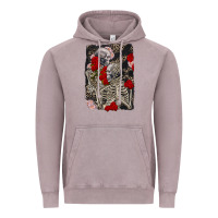 Vintage Zinc Two skeletons hugging Valentine's Day Vintage Hoodie - FaDigitalArtStudio