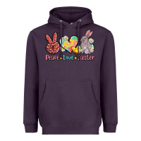 Plum peace love easter Heavyweight Hoodie - AdoDesignShop