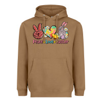 Toasted Coconut peace love easter Heavyweight Hoodie - AdoDesignShop