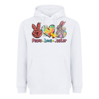 White peace love easter Heavyweight Hoodie - AdoDesignShop