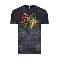 Cloud Black Day of the dead Mexico Vintage Tee - HowdyJamesFarm