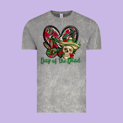 Day Of The Dead Mexico Vintage Tee Designed By Howdyjamesfarm