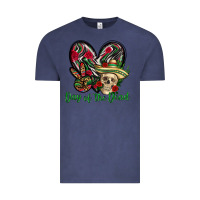Vintage Denim Day of the dead Mexico Vintage Tee - HowdyJamesFarm