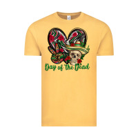 Vintage Mustard Day of the dead Mexico Vintage Tee - HowdyJamesFarm