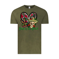 Vintage Olive Day of the dead Mexico Vintage Tee - HowdyJamesFarm
