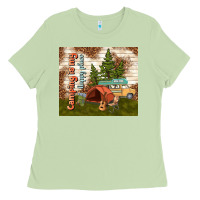 Matcha camping is my happy place Ladies Tee - TumblerDesignByShophia