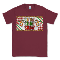 Burgundy Stink Stank Stunk Classic Tee - Artiststas
