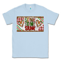 Dusty Blue Stink Stank Stunk Classic Tee - Artiststas
