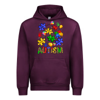 Mauve Wine autism Urban Hoodie - JahusDesignShop