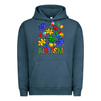 Pigment Midnight Navy autism Urban Hoodie - JahusDesignShop
