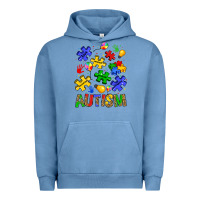Pigment Pebble Blue autism Urban Hoodie - JahusDesignShop