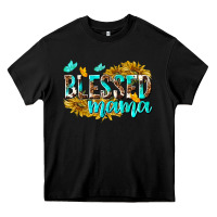 Black Blessed Mama Heavy Core Tee - texasbilliewilder