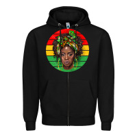 Black black women Zipper Hoodie - BarkalooDesign