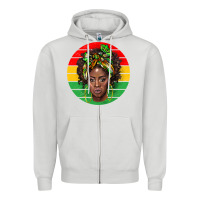 Dove Grey black women Zipper Hoodie - BarkalooDesign