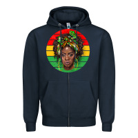 Navy black women Zipper Hoodie - BarkalooDesign
