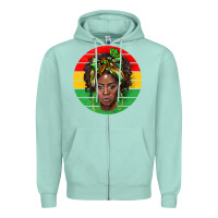 Seafoam black women Zipper Hoodie - BarkalooDesign