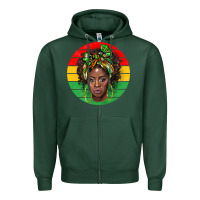 Black Women Zipper Hoodie | Teevron