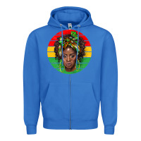True Royal black women Zipper Hoodie - BarkalooDesign