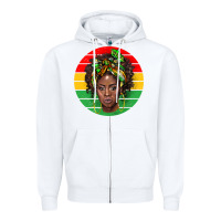 White black women Zipper Hoodie - BarkalooDesign
