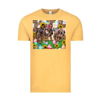 Vintage Mustard easter farm animals Happy Easter Day Vintage Tee - CowGirlArtShop