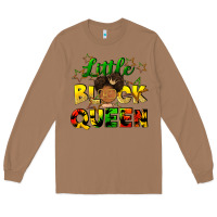 Toasted Coconut Little black queen Long Sleeve Tee - FaDigitalArtStudio