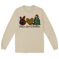 Mushroom peace love christmas Long Sleeve Tee - RanaPortraitStore