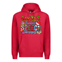 Cardinal festive speech therapist tribute Premium Hoodie - CowhideDigitalArt