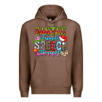 Chestnut festive speech therapist tribute Premium Hoodie - CowhideDigitalArt