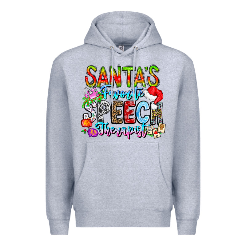 Festive Speech Therapist Tribute Premium Hoodie by CowhideDigitalArt | Teevron